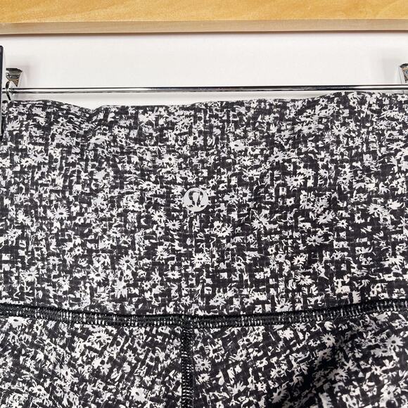 Lululemon Womens 2 Wunder Under Hi Rise 7/8 Tight Daisy Dust Alpine White Black - Picture 9 of 10